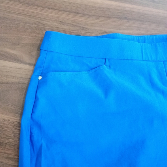 Rafaella Women's Blue Capris - Picture 2 of 4